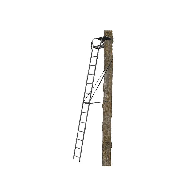 aluminum-ladder-treestand-in-the-hunting-blinds-tree-p48036-main-minmaxoutdoors Aluminum Ladder Treestand in the Hunting Blinds Tree main
