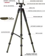 Aluminum Tripod Durable Frame Lightweight Stable Design gallery 03