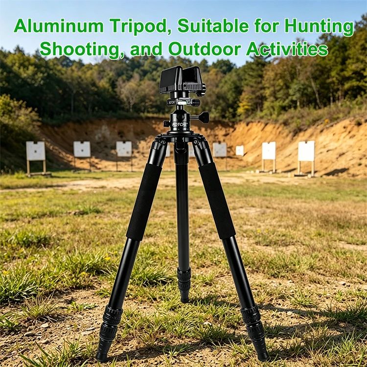Aluminum Tripod, Durable Gun Mount, Suitable for Hunting, product detail 1