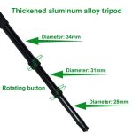 Aluminum Tripod, Durable Gun Mount, Suitable for Hunting, gallery 05