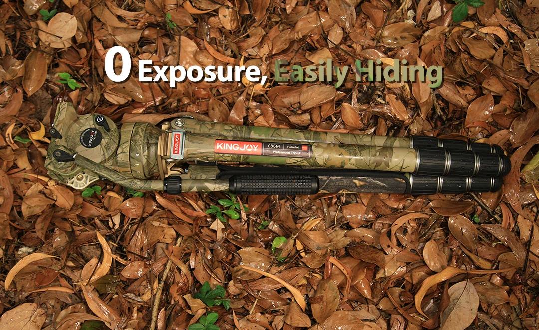 C86M Portable Camouflage Camera Tripod with Fuild Head product detail 8