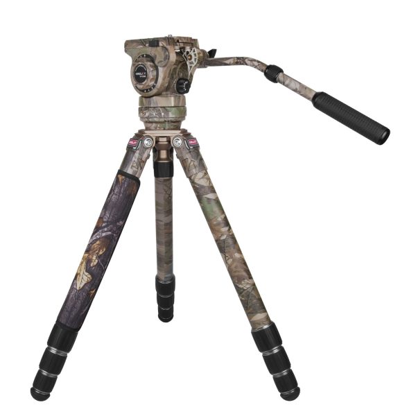 C86M Portable Camouflage Camera Tripod with Fuild Head main