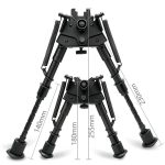 Carbon Fiber Hunting Tripod with Adapter Portable 6 gallery 03