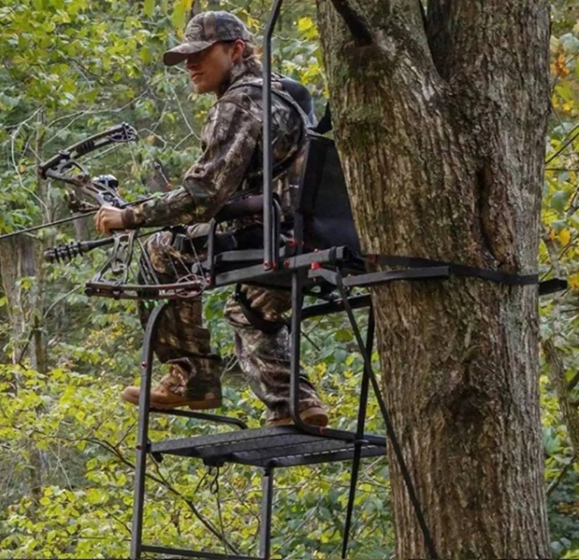 Climbing Blind Hunt Aluminum Folding Telescopic Ladder Tree product detail 2