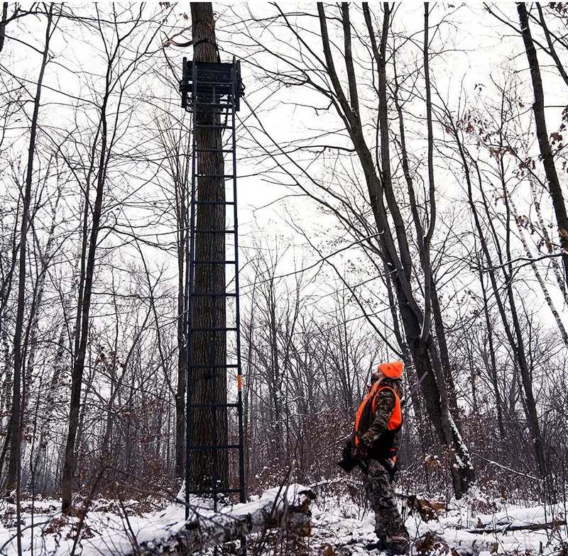 Climbing Blind Hunt Aluminum Folding Telescopic Ladder Tree product detail 3