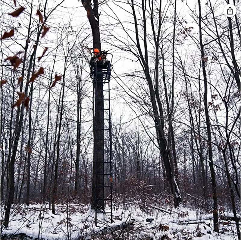 Climbing Blind Hunt Aluminum Folding Telescopic Ladder Tree product detail 4