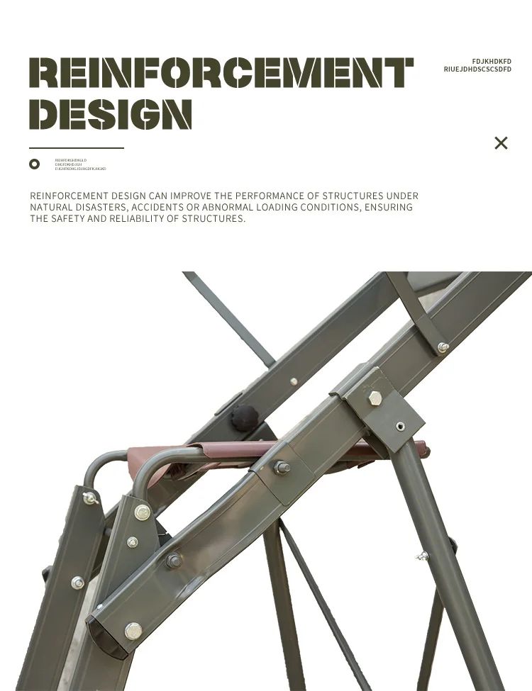 Factory Supply Aluminum Hunting Tripod Ladder Lightweight product detail 4