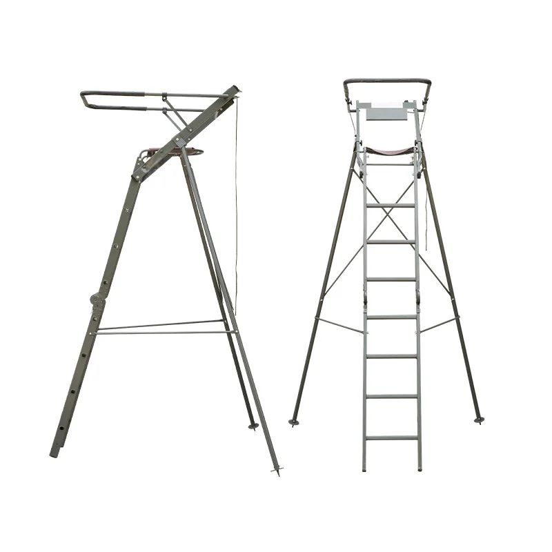 Factory Supply Aluminum Hunting Tripod Ladder Lightweight product detail 7