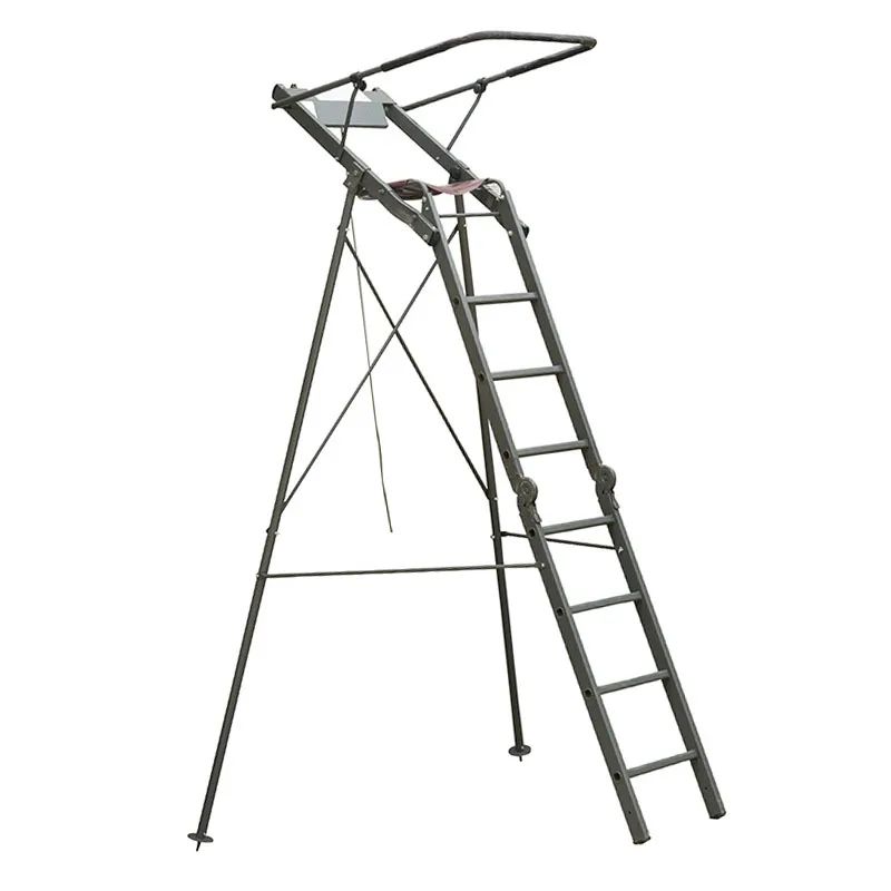 Factory Supply Aluminum Hunting Tripod Ladder Lightweight product detail 8