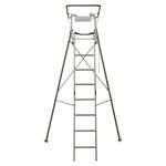 Foldable Aluminum Deer Hunting Tripod Ladder Stand Outdoor main