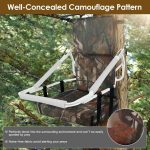 Foldable Camouflage Waterproof Oxford Cloth Tree Stand Seat gallery 01