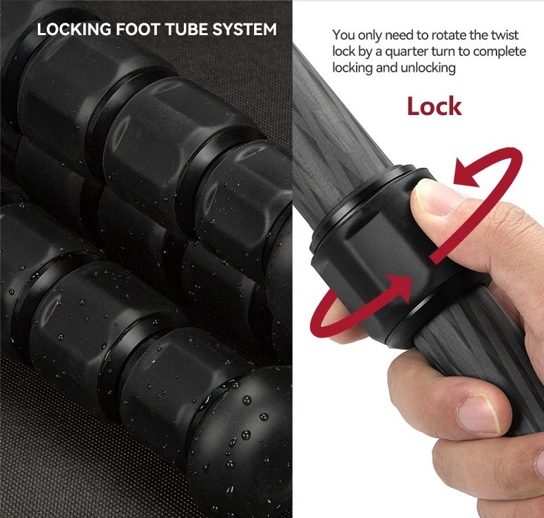 Heavy Duty Professional Adjustable Carbon Fiber Hunting product detail 6