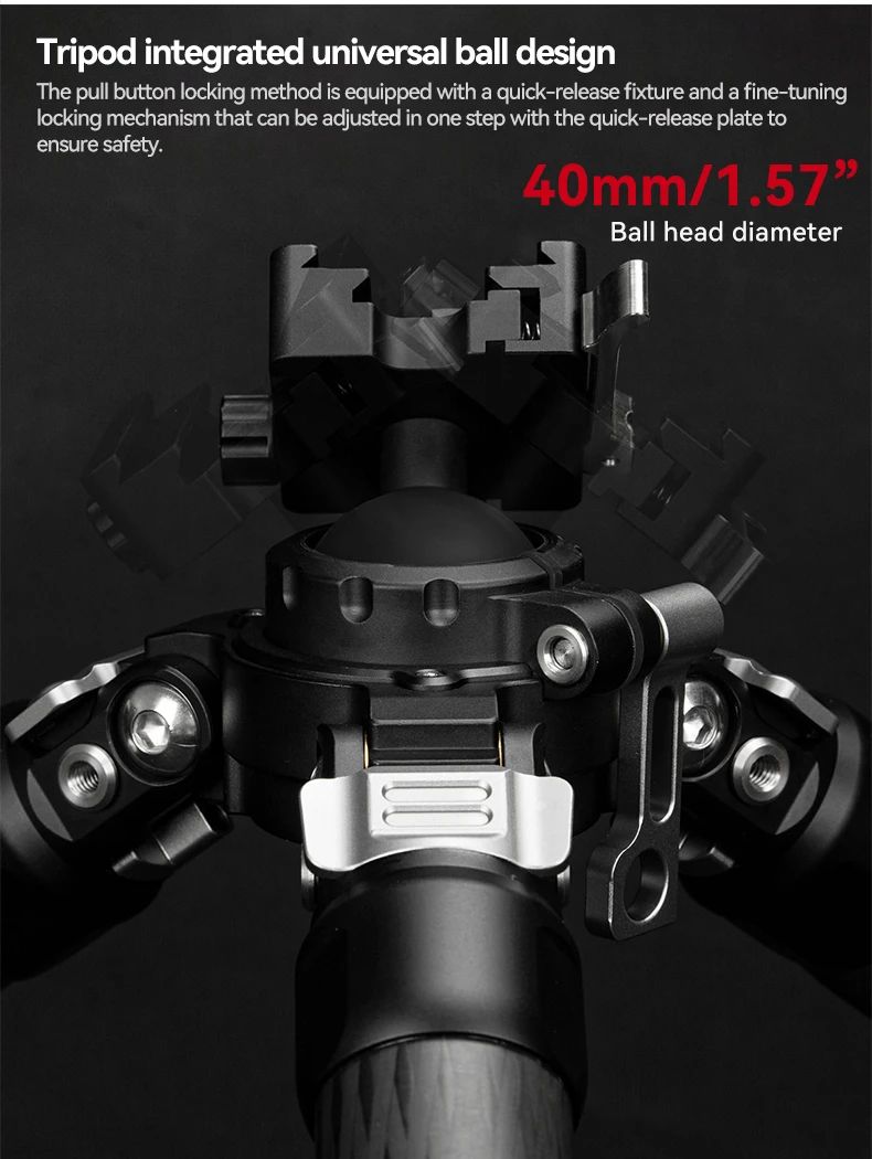 Heavy Duty Professional Adjustable Carbon Fiber Hunting product detail 10