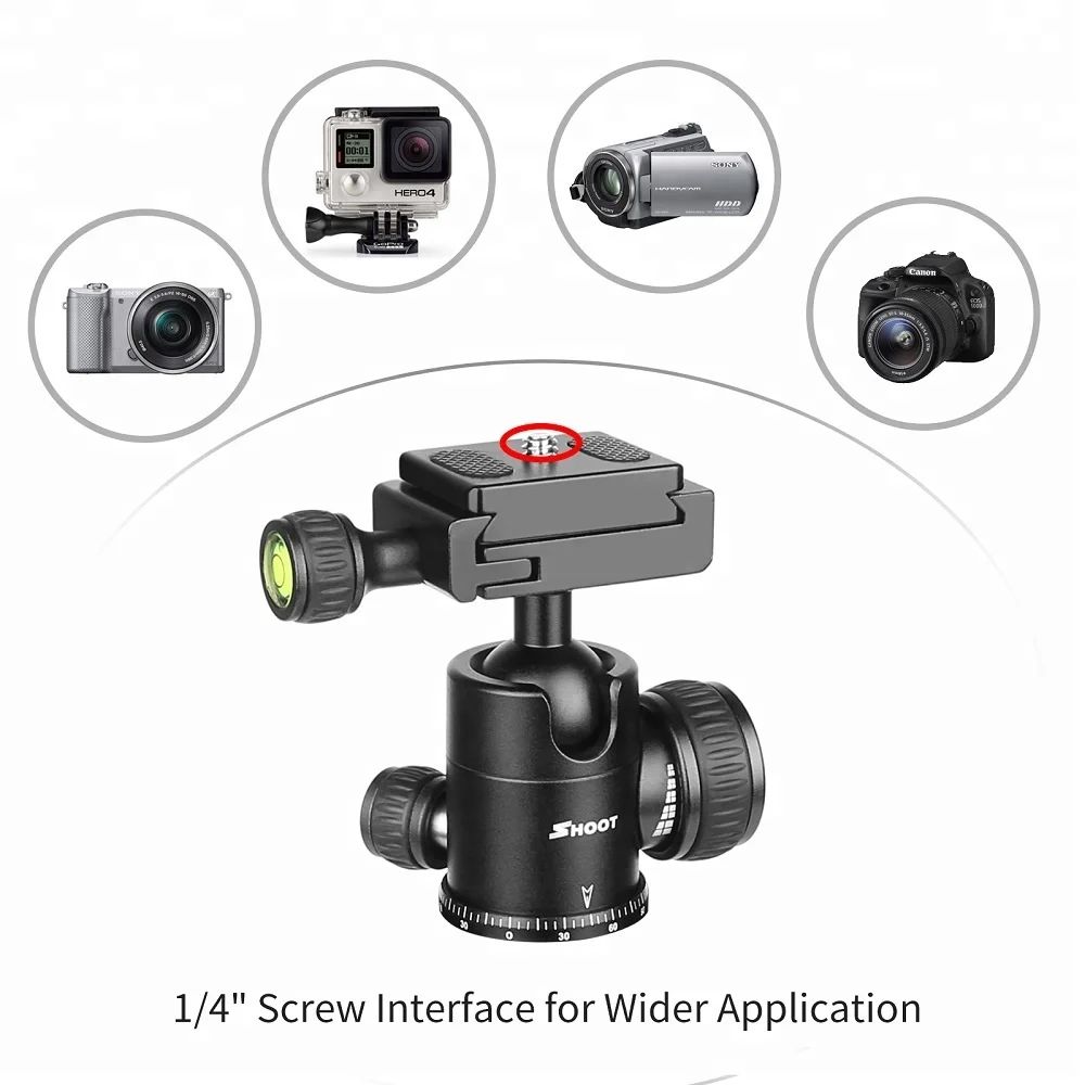 Mini Carbon Fiber GT21C+Q10 Ball Head Tripod for product detail 3
