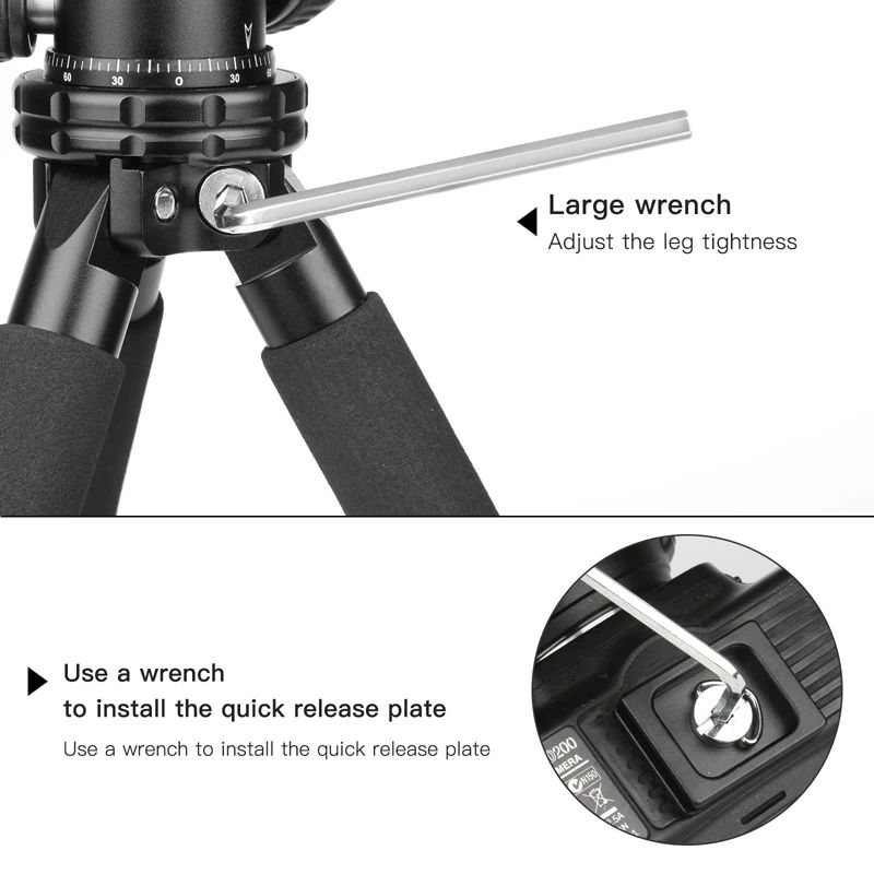 Mini Carbon Fiber GT21C+Q10 Ball Head Tripod for product detail 4