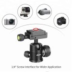 Mini Carbon Fiber GT21C+Q10 Ball Head Tripod for gallery 03