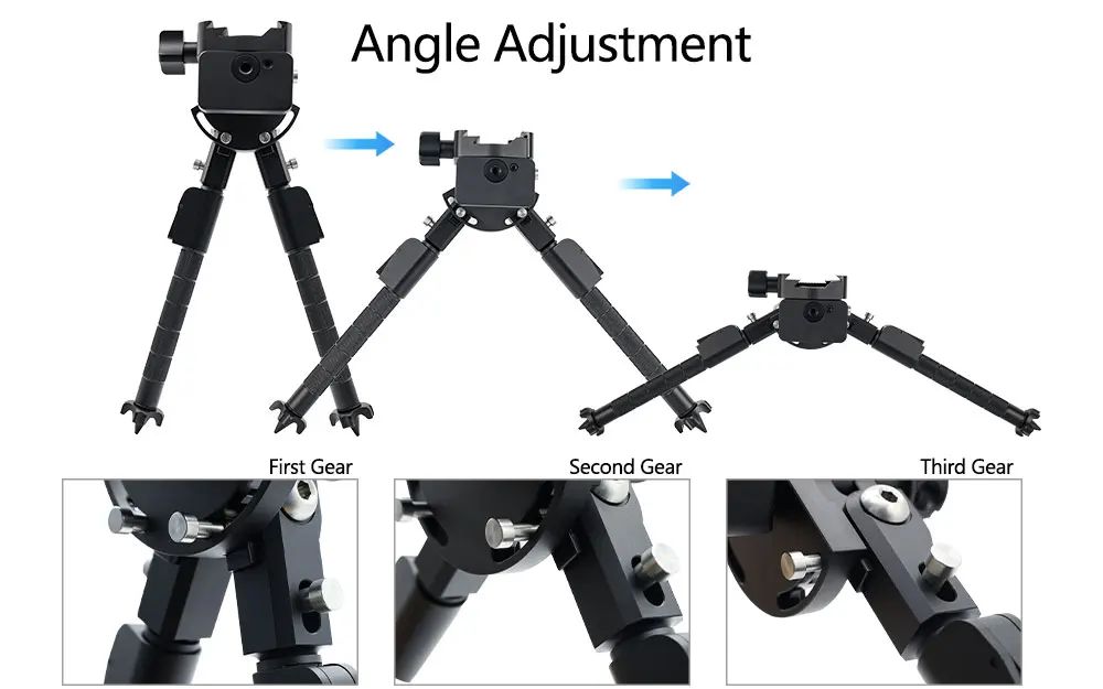 MXBY-01 Retractable Hunting Tripod 360 Degree Rotation product detail 2