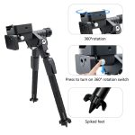 MXBY-01 Retractable Hunting Tripod 360 Degree Rotation gallery 04