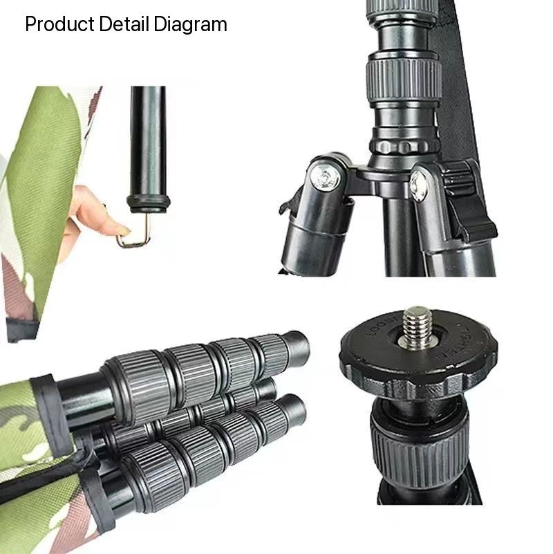 Optics Camouflage V-Type Tactical Tripod Foldable product detail 5