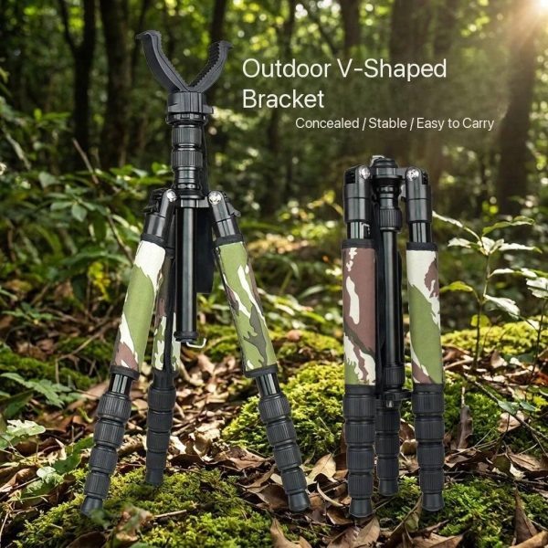 Optics Camouflage V-Type Tactical Tripod Foldable main