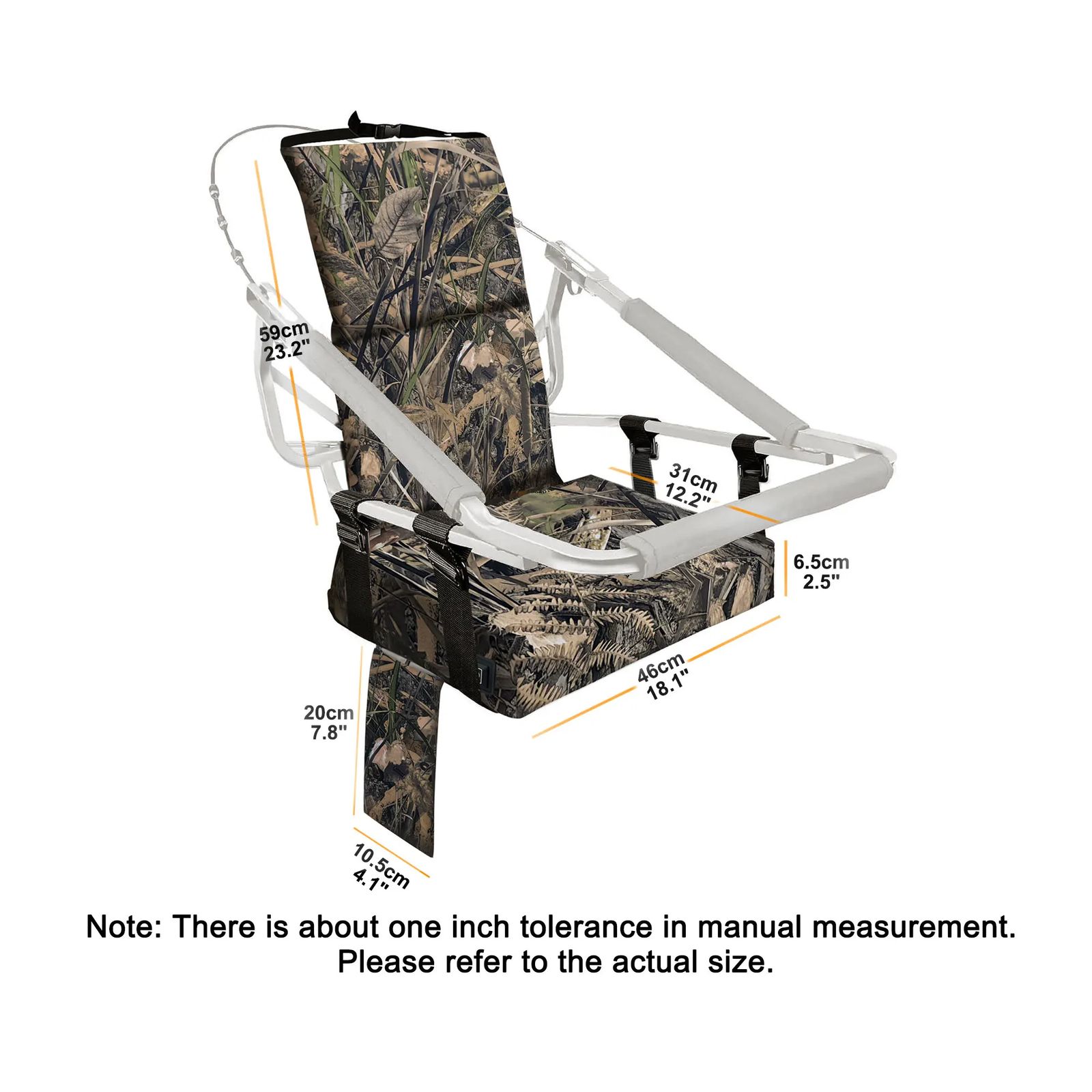 Outdoor Heated Tree Seat Pad Camo Foldable Red product detail 1