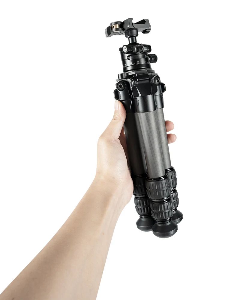 Portable Carbon Fiber Mini Hunting Tripod Low Profile product detail 1