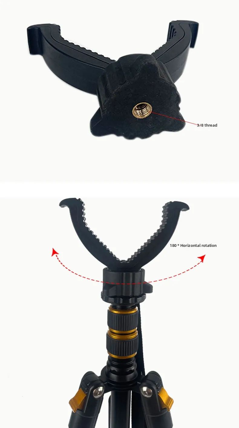 Portable Universal Extendable Tactical Gun Tripod Outdoor product detail 3