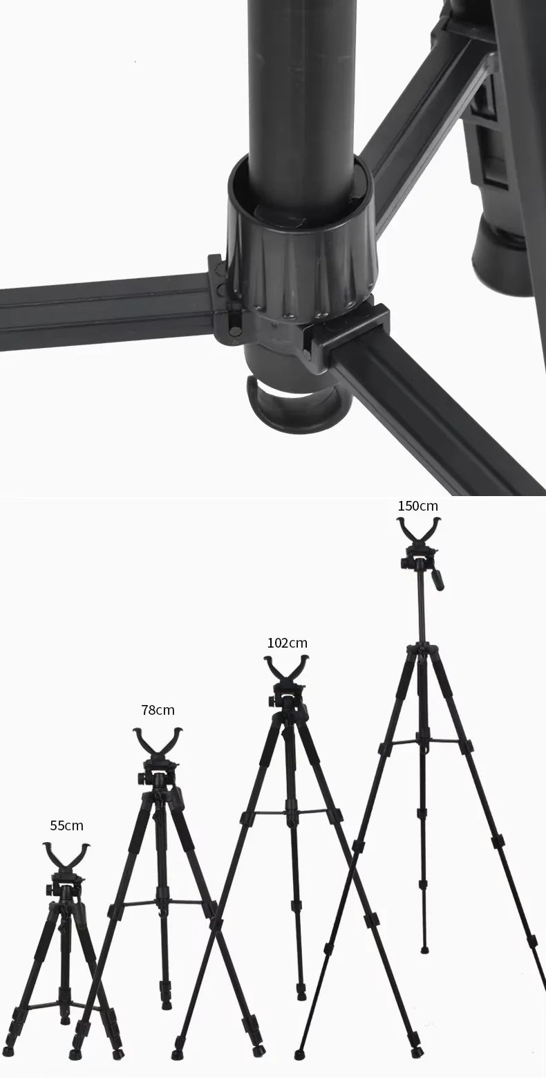 Portable Waterproof Shockproof Hunting Tripod Stand Bubble product detail 6
