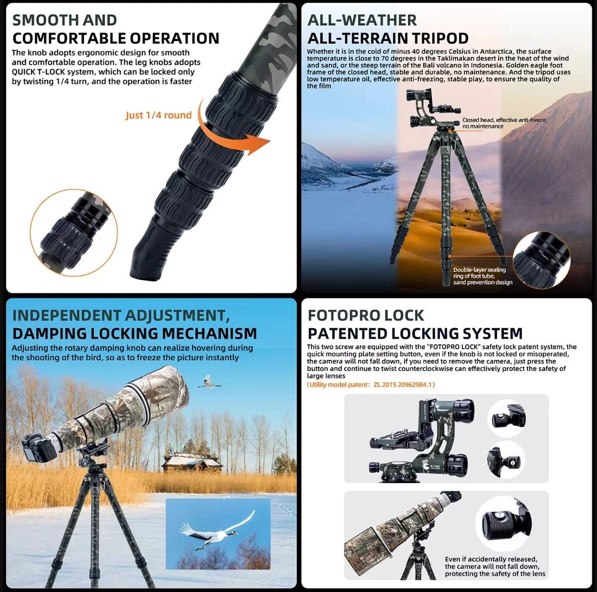 Professional Dslr Shooting Photographic Heavy Duty Carbon product detail 3