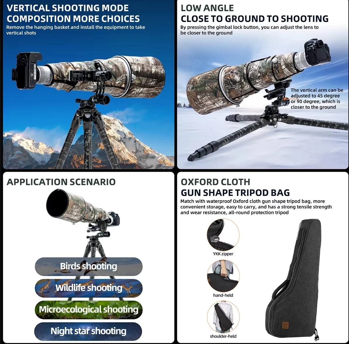 Professional Dslr Shooting Photographic Heavy Duty Carbon product detail 4