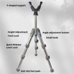 Spotting Scope Tripod,Shooting Hunting Rest V Yoke gallery 05