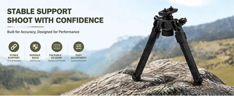 Tactical Tripod for Outdoor Shooting Sight Scope Bracket product detail 1