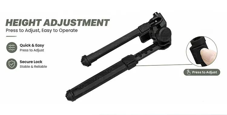 Tactical Tripod for Outdoor Shooting Sight Scope Bracket product detail 2
