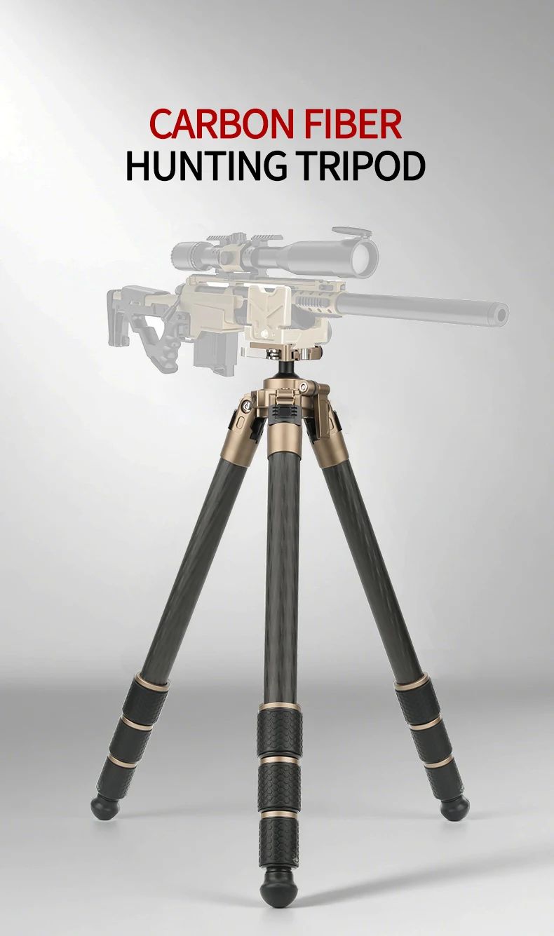 TE406 Professional Heavy Duty Carbon Fiber Camera Tripod product detail 1