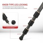 TE406 Professional Heavy Duty Carbon Fiber Camera Tripod gallery 06