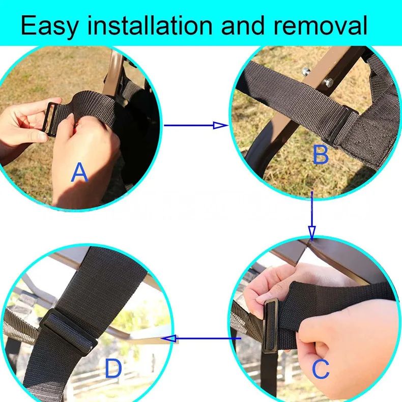 Tree Seat Replacement Mesh Pad Nylon Webbing Straps product detail 3