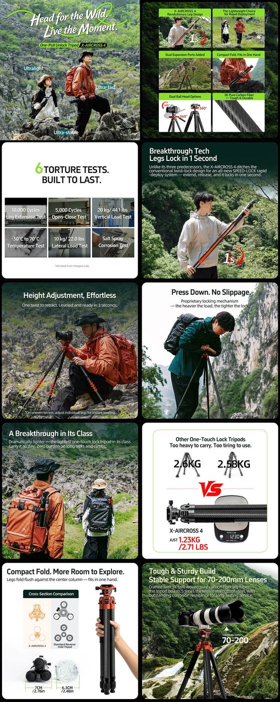 Tripod Hunting Birding Stable Heavy Load Camera Stand product detail 1