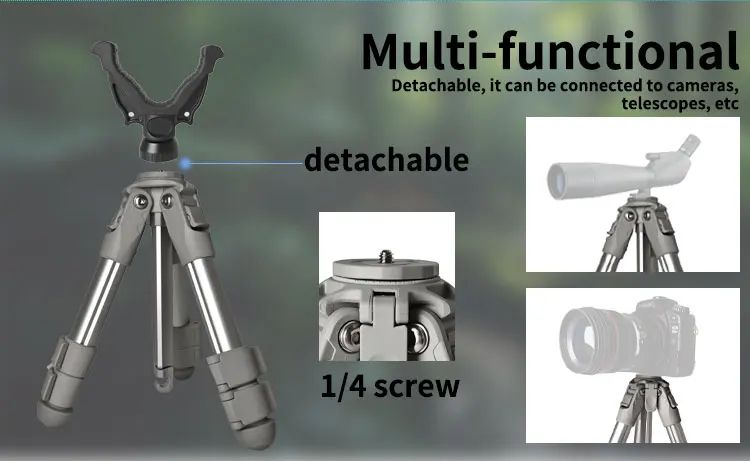 Tripod Rest Aluminum Black Portable Extendable Shooting product detail 2