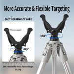 Tripod Rest Aluminum Black Portable Extendable Shooting gallery 01