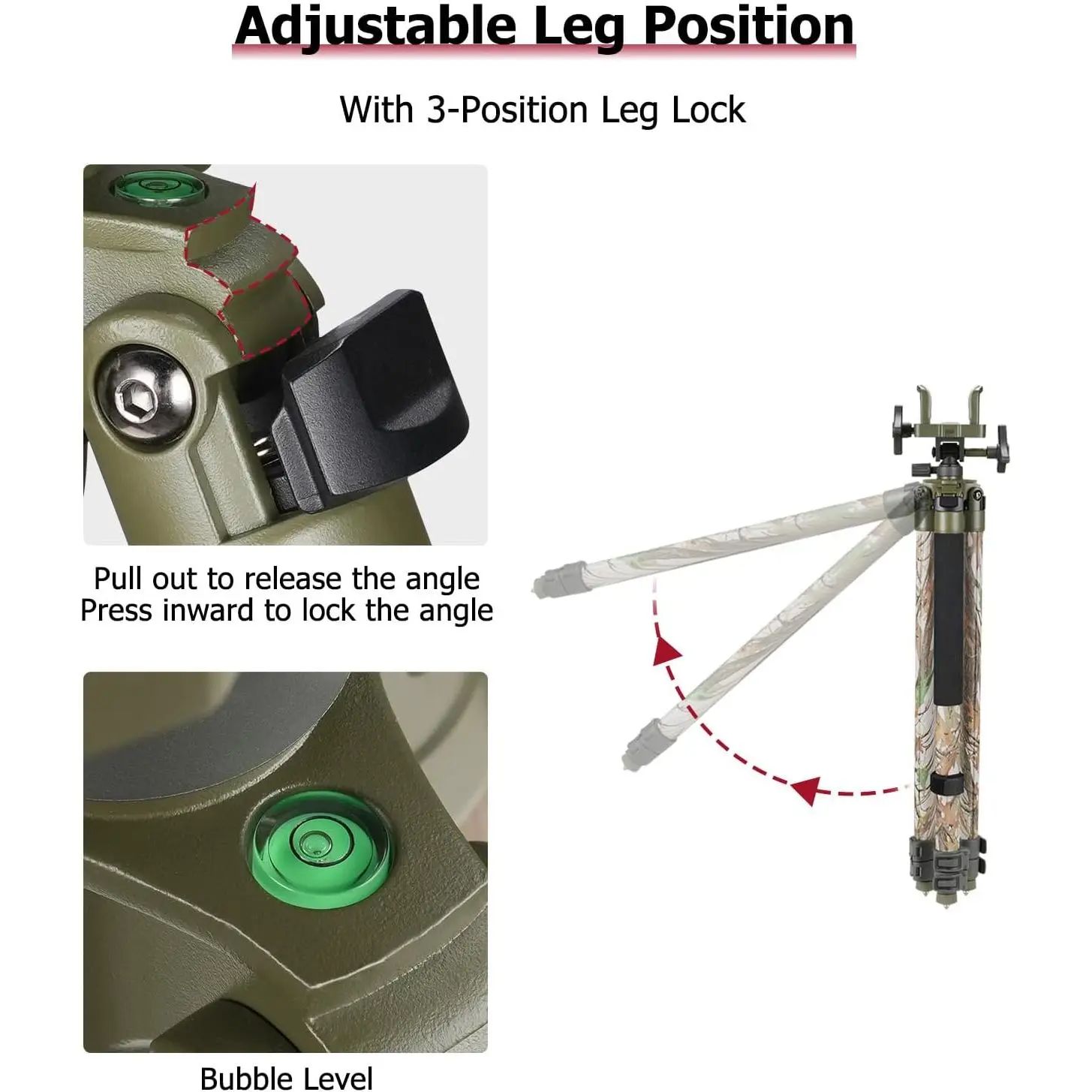 Tripod Stand 60 Inches Aluminum Lightweight With Clamp product detail 5