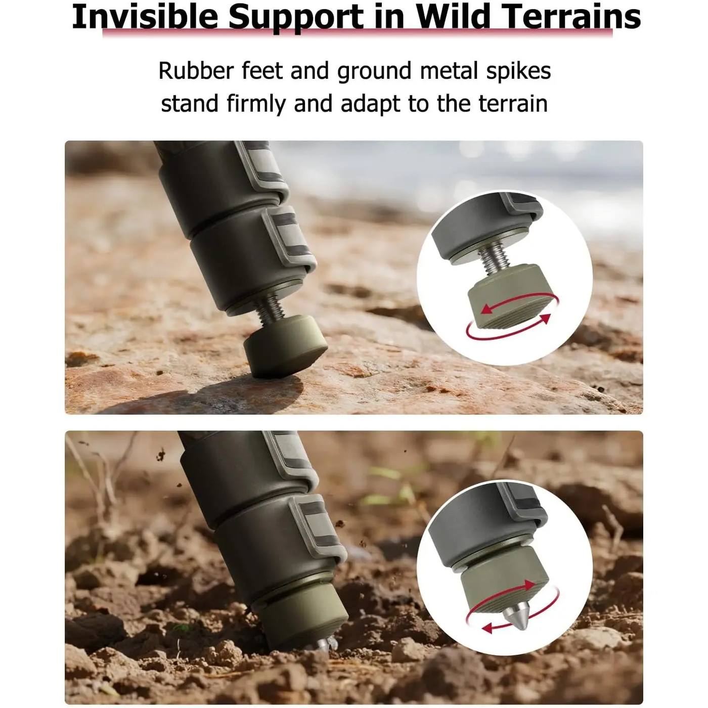 Tripod Stand 60 Inches Aluminum Lightweight With Clamp product detail 6