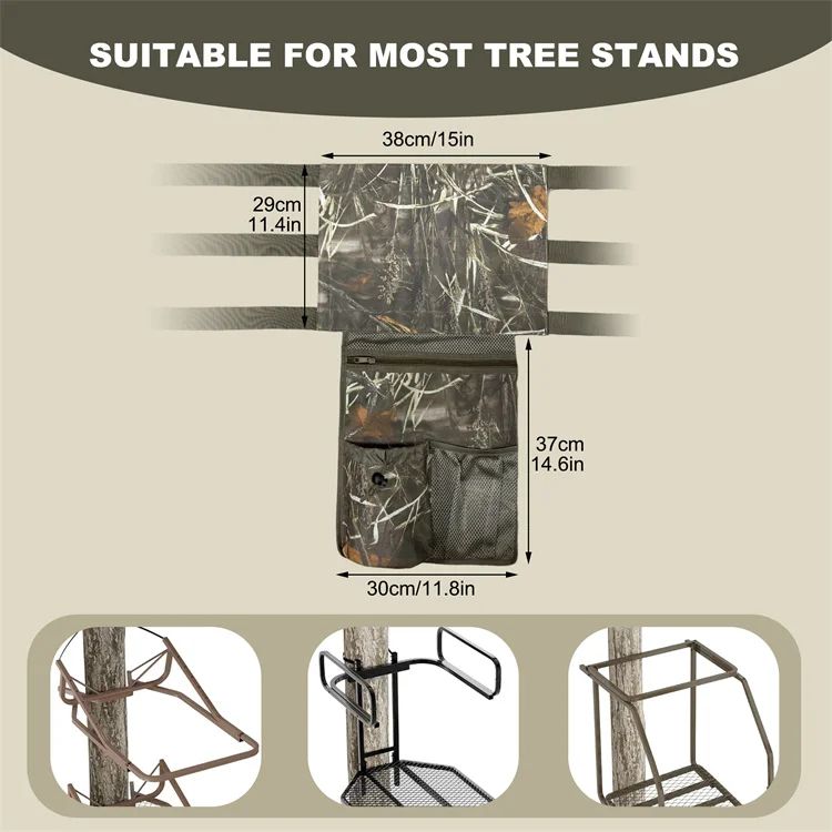 Universal Adjustable Camouflage Hunting Tree Stand Seat product detail 3