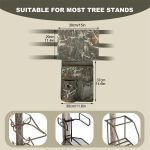 Universal Adjustable Camouflage Hunting Tree Stand Seat gallery 04