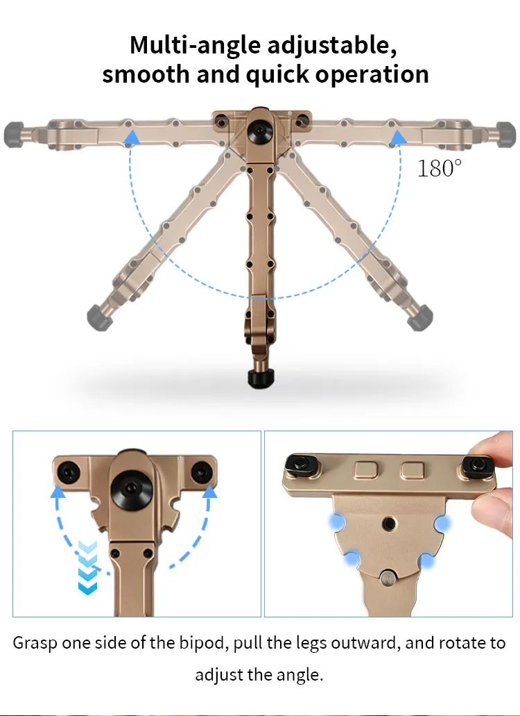 V9 Mini Flexible Tripod Adjustable Aluminum Alloy Mounts product detail 8
