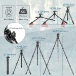 WZ-324 Carbon Fiber Tripod & BH-U3 Saddle Ball gallery 06